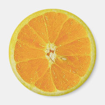 ORANGE SCHEIBE-KÜHLSCHRANK-TÜR-MAGNET KÜHLSCHRANKMAGNETE