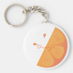 Orange Scheibe Schlüsselbänder