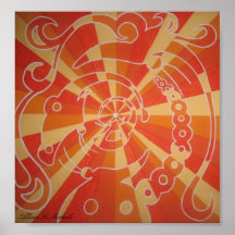 Orange Schmetterlinge Posterdrucke