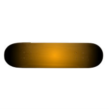 Orange u. schwarzer Radialstrahl verblaßt Personalisiertes Skateboard