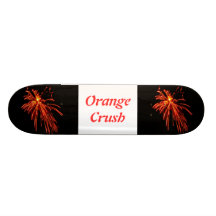 Orange Zerstampfungs-Skateboard Skateboard Brett