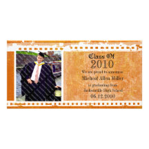 Orange Zitrusfruchtgrunge-Abschluss-Foto-Karte Fotokarten