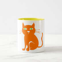 OrangeCat Becher Kaffee Haferl
