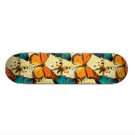 Orangen-u. Türkis-Schmetterlinge; Schmetterlings-M Personalisiertes Deck