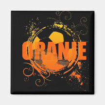 Oranje Fußballfanfußball-Schmutz-Ballgeschenke Magnete