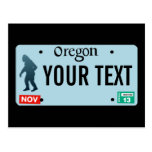 OregonSasquatch Kfz-Kennzeichen Postkarten