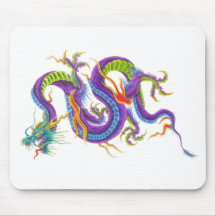 Orientalische asiatische Drache-Tätowierungs-Mausu Mousepads