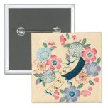 Orientalisches Pastellblumen Anstecknadel