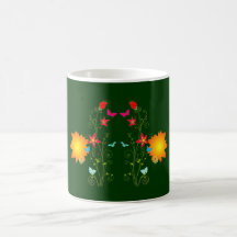 Ornament Blumen flowers Tee Tasse