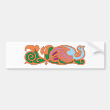 Ornament Vogel bird Auto Sticker