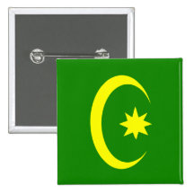 Osmane religiös, religiöse Flagge Button