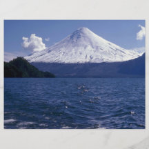 Osorno Vulkan- und TodoLos Santos See, Chile Flyer
