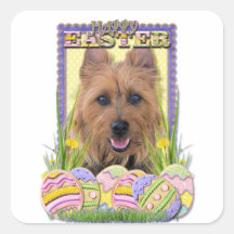 Osterei-Plätzchen - australisches Terrier Sticker