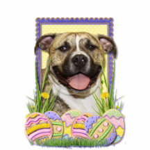 Osterei-Plätzchen - Pitbull - Tigger Photoskulptur