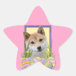Osterei-Plätzchen - Shiba Inu Sticker