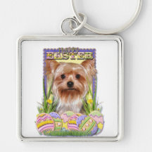 Osterei-Plätzchen - Yorkshire Terrier Schlüsselanhänger