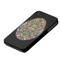 Osterei-psychedelische Entwurf iPhone 4/4S Hüllen