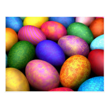 Ostereier (Ostern) Postkarte