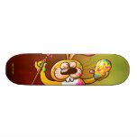 Osterhase, der ein Ei malt Skateboarddecks