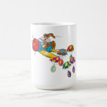 Osterhase Flugzeug Teetasse