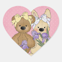 Osterhase und Freund Stickers