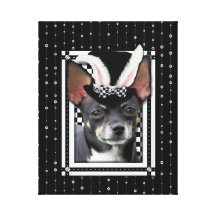 Ostern - etwas Häschen-Lieben Sie - Chihuahua Leinwand Drucke