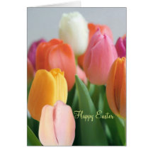 Ostern. Frühlingstulpen. Grüße Karten