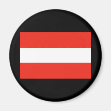 Österreich - Flagge/Österreich - Flagge Kühlschrankmagnet