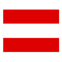 Österreich-Flagge Postkarten