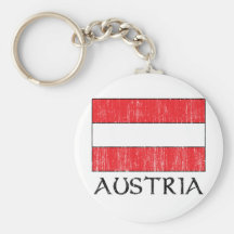 Österreich-Flagge Schlüsselband