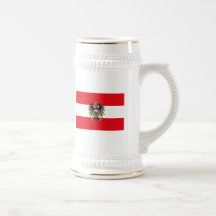 Österreich-Flaggen-Becher Teetassen