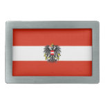 Österreich-Flaggen-Gürtelschnalle