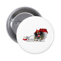 Österreich-Karte Anstecknadel