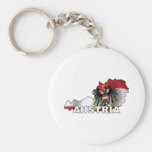 Österreich-Karte Schlüsselband