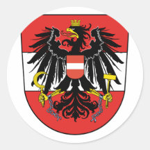 Österreich mischte, Österreich Runde Aufkleber