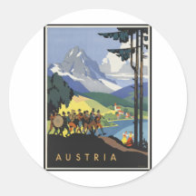 Österreich Runde Sticker