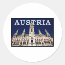 Österreich Runder Sticker