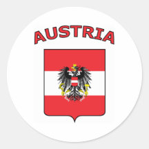Österreich Runder Sticker