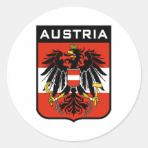 Österreich Runder Sticker