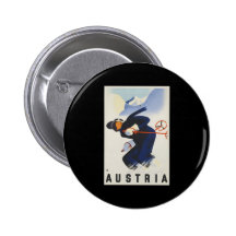 Österreich-Ski Anstecknadelbutton