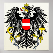 Österreich-Wappen Detail Plakate
