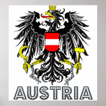 Österreich-Wappen Plakate