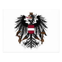 Österreich-Wappen Postkarte