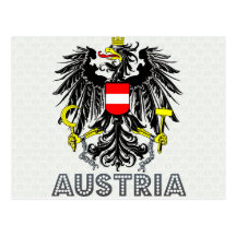 Österreich-Wappen Postkarten