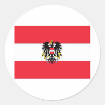 Österreich-Wappen Runde Sticker