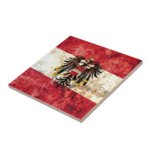 Österreichische Flagge Fliese