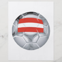 Österreichischer Fußball Flyer Druck