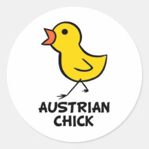 Österreichisches Küken Sticker