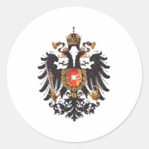 Österreichisches Reich Runde Sticker