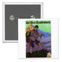 Österreichisches wanderndes Plakat 1910 Buttons